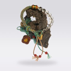 Prosperity & Positive Energy-Handmade Buddhist Clear Quartz Bracelet