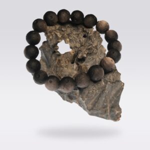 Purification & Electromagnetic Shielding-Buddhist Silver Obsidian Moon Planet Bracelet