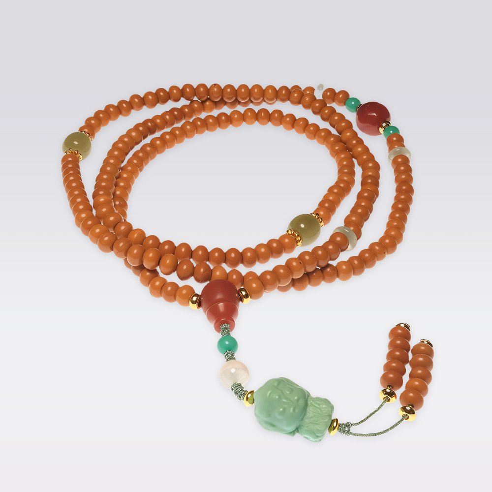Protection& Blessings-9mm Buddhist Vajra Bodhi Beads Multi-wrap Mala - Image 2