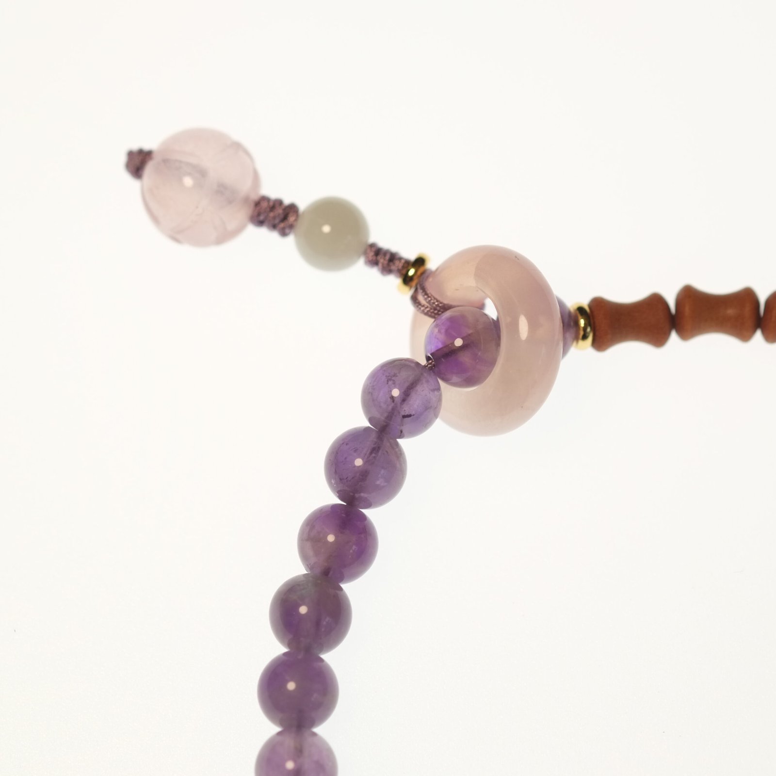 Wisdom Enhancement & Spiritual Protection-Buddhist Amethyst Gourd Fengshui Bracelet - Image 5