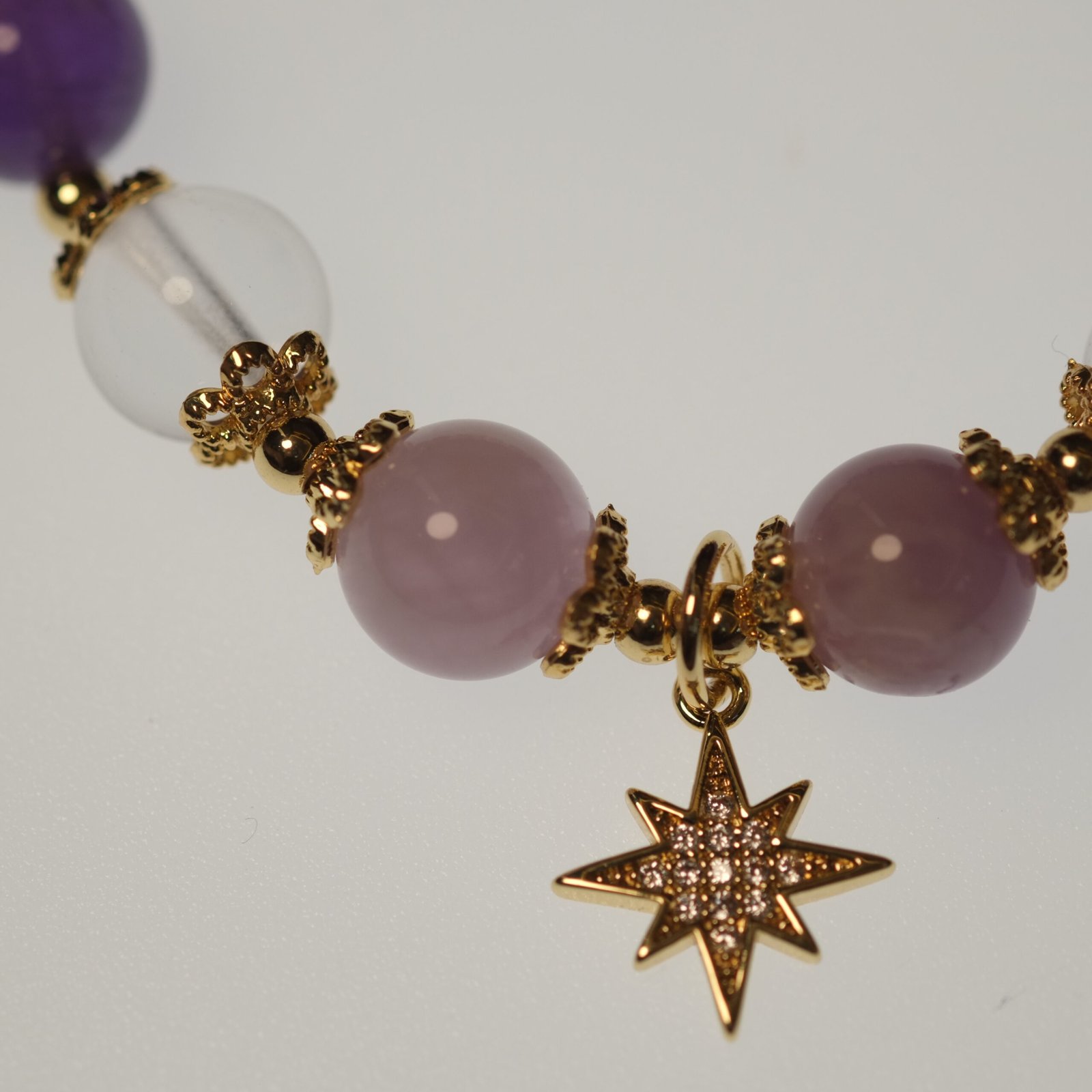 Wisdom Empowerment -Buddha Stone Amethyst Healing Bracelet - Image 4