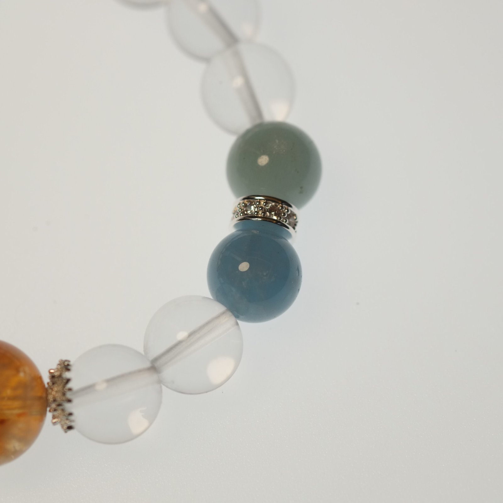 Harmony & Abundance- Handmade Buddhist Natural Multi-Gem Energy Bracelet - Image 6