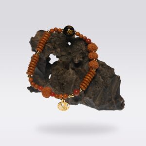 Tibetan Protection-Buddhist Vajra Bodhi Seed & Six-Syllable Mantra Bracelet