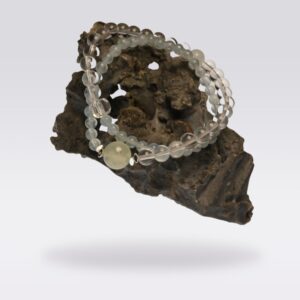 Purify & Protection-Double Strand Buddhist Clear Quartz Bracelet