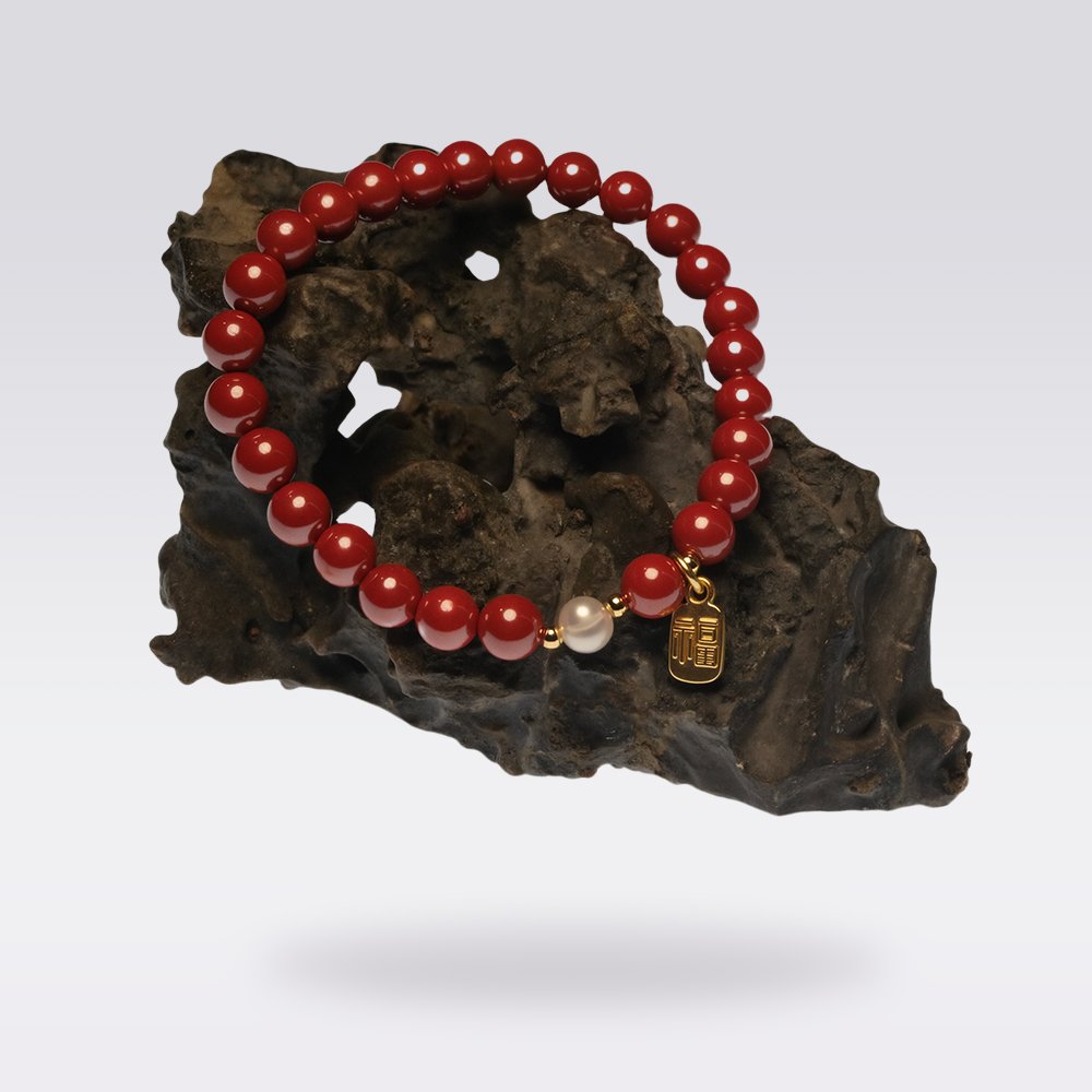 Fortune Attraction-Buddhist Cinnabar with Lucky Charm Bracelet